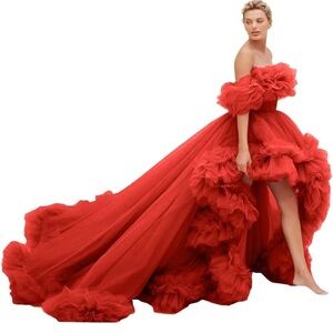 Brand new RED size medium tulle dres